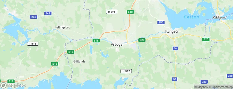 Arboga, Sweden Map