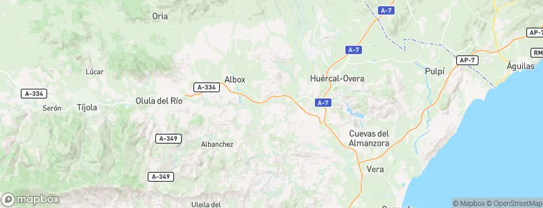Arboleas, Spain Map
