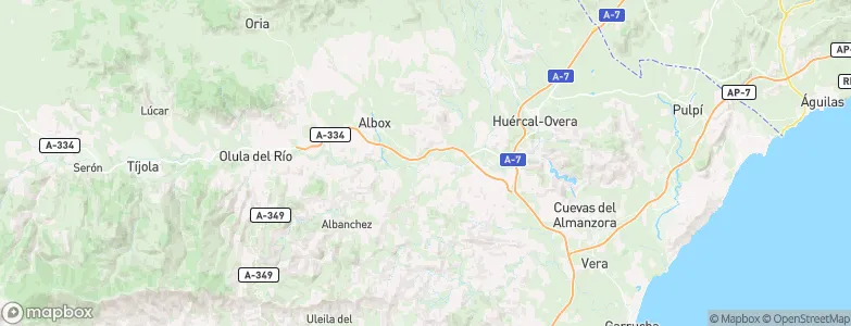Arboleas, Spain Map