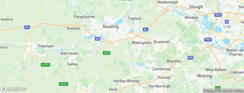 Arborfield, United Kingdom Map