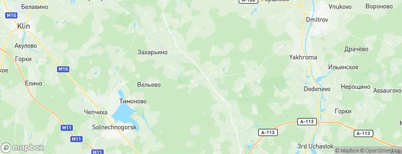 Arbuzovo, Russia Map
