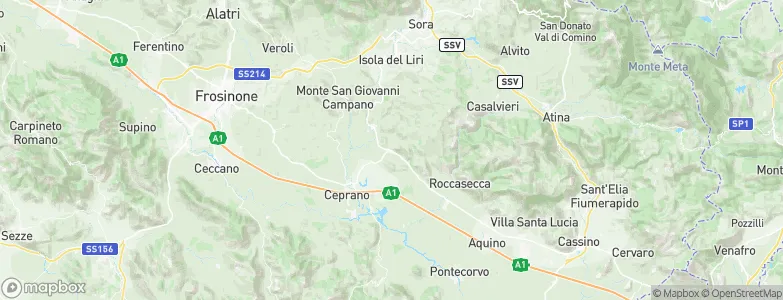 Arce, Italy Map