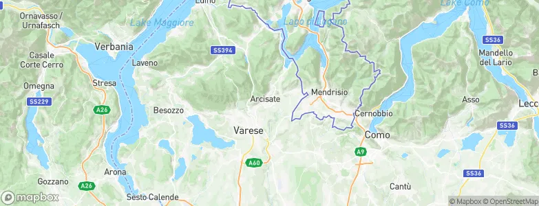 Arcisate, Italy Map