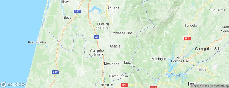 Arcos, Portugal Map