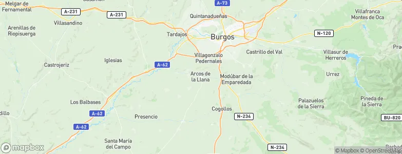 Arcos, Spain Map