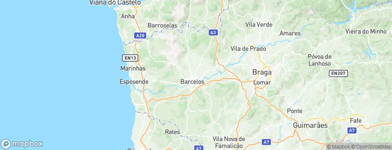 Arcozelo, Portugal Map