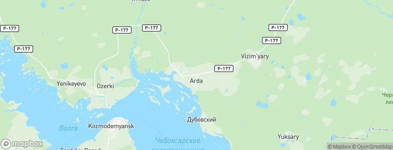 Arda, Russia Map