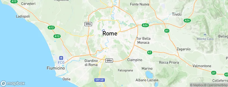 Ardeatino, Italy Map