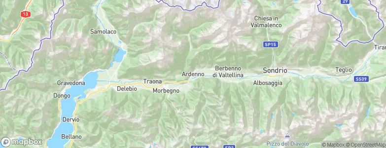 Ardenno, Italy Map