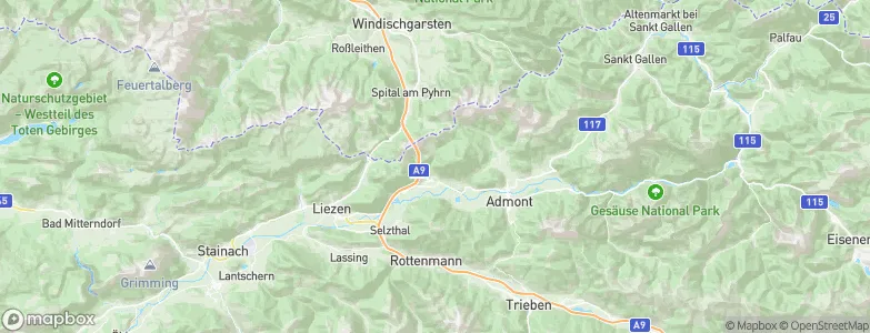Ardning, Austria Map