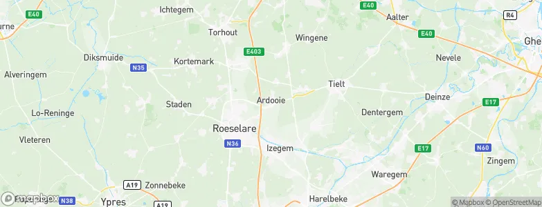 Ardooie, Belgium Map