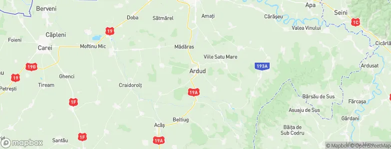 Ardud, Romania Map
