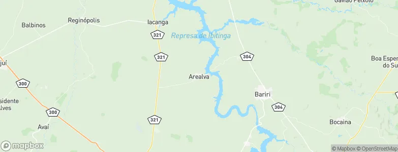 Arealva, Brazil Map