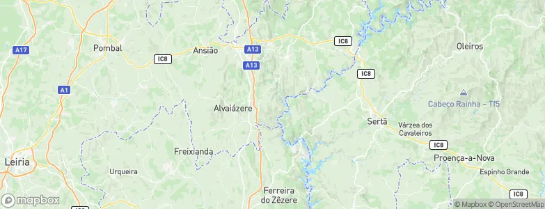 Arega, Portugal Map
