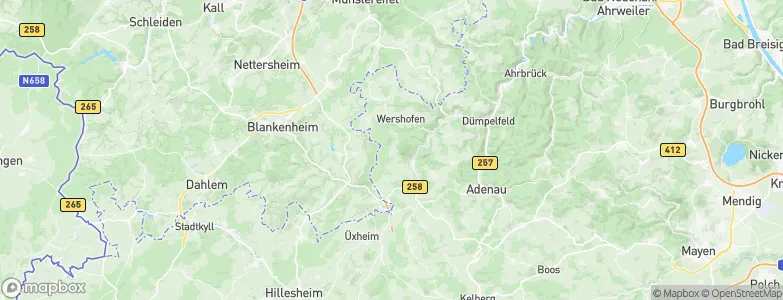 Aremberg, Germany Map