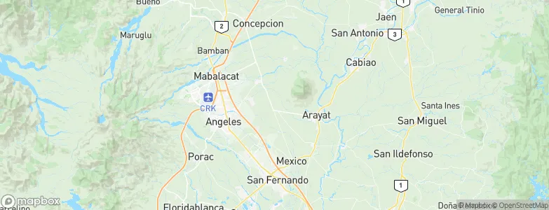 Arenas, Philippines Map
