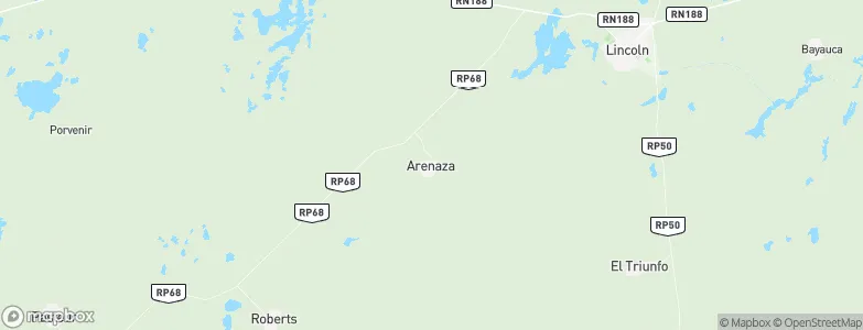 Arenaza, Argentina Map
