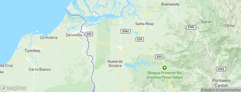 Arenillas, Ecuador Map