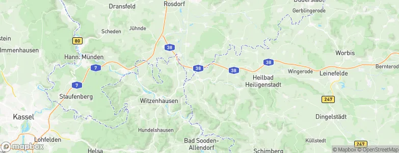 Arenshausen, Germany Map