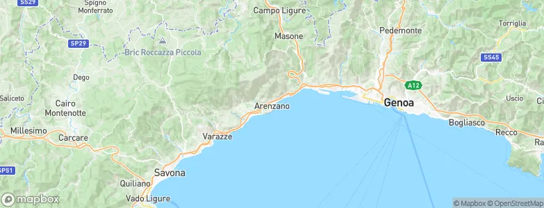 Arenzano, Italy Map