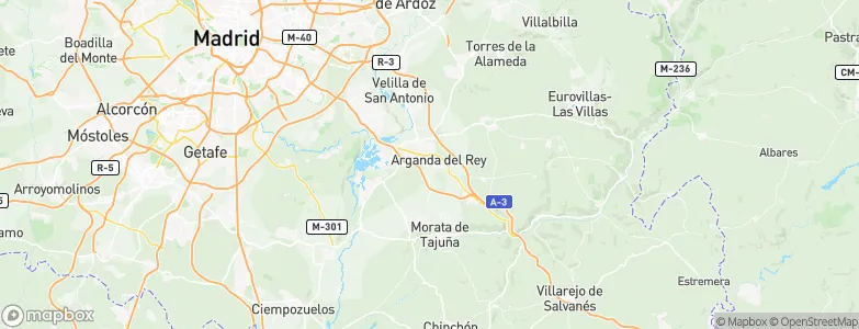 Arganda del Rey, Spain Map