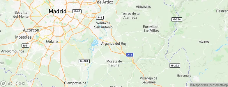 Arganda, Spain Map