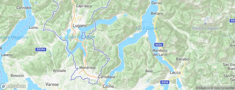 Argegno, Italy Map