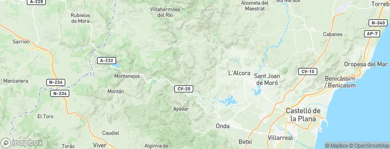 Argelita, Spain Map