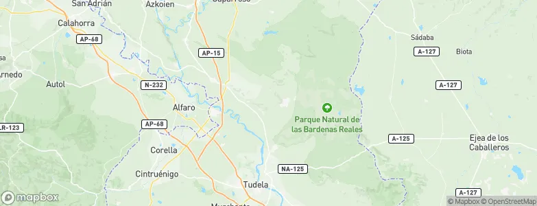 Arguedas, Spain Map