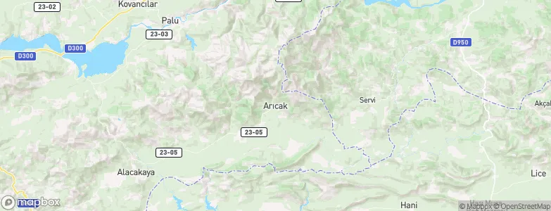 Arıcak, Turkey Map