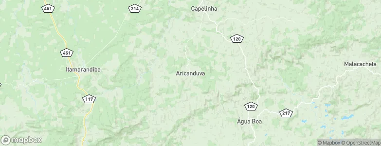 Aricanduva, Brazil Map