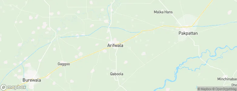 Arifwala, Pakistan Map
