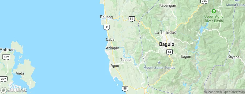 Aringay, Philippines Map