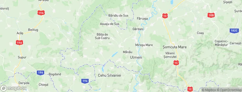 Ariniş, Romania Map