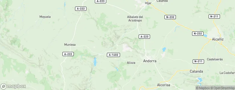 Ariño, Spain Map