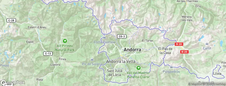 Arinsal, Andorra Map