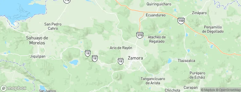 Ario de Rayón, Mexico Map