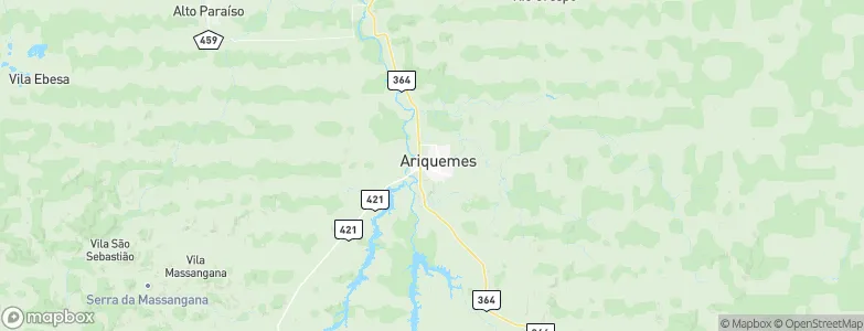 Ariquemes, Brazil Map