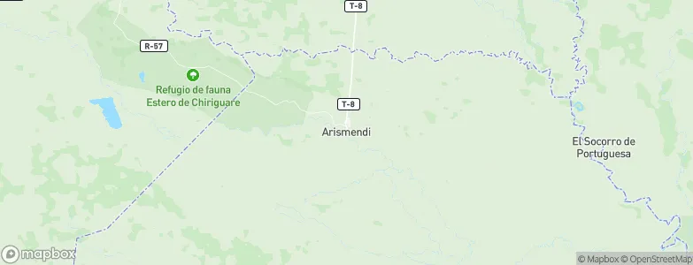 Arismendi, Venezuela Map