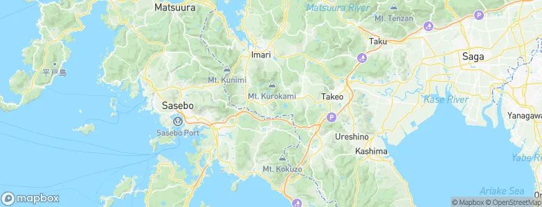 Arita, Japan Map