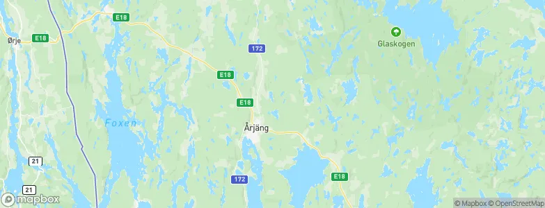 Årjäng Municipality, Sweden Map