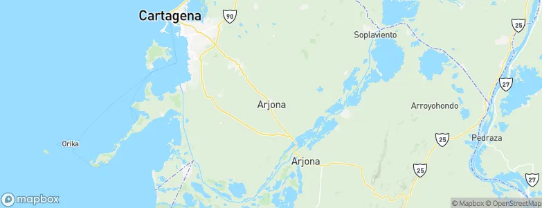 Arjona, Colombia Map