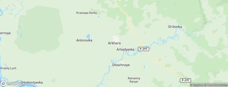 Arkhara, Russia Map