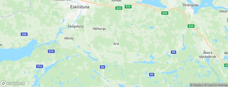 Ärla, Sweden Map