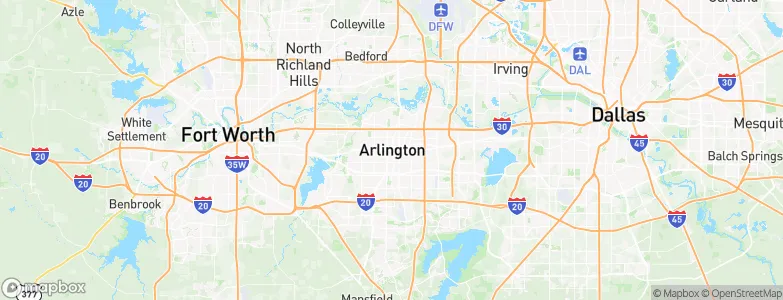 Arlington, United States Map