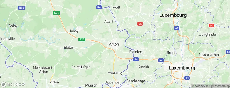 Arlon, Belgium Map