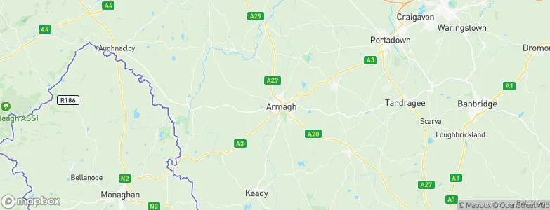 Armagh, United Kingdom Map