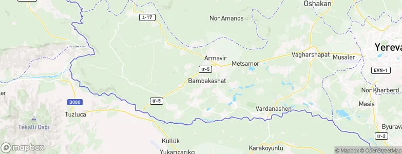 Armavir Province, Armenia Map