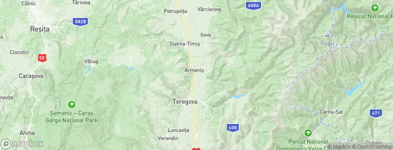 Armeniş, Romania Map