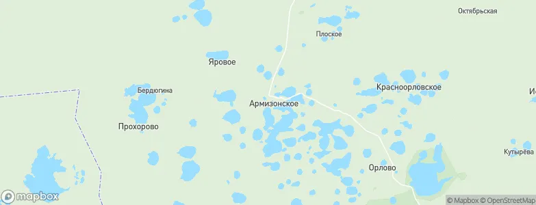 Armizonskoye, Russia Map